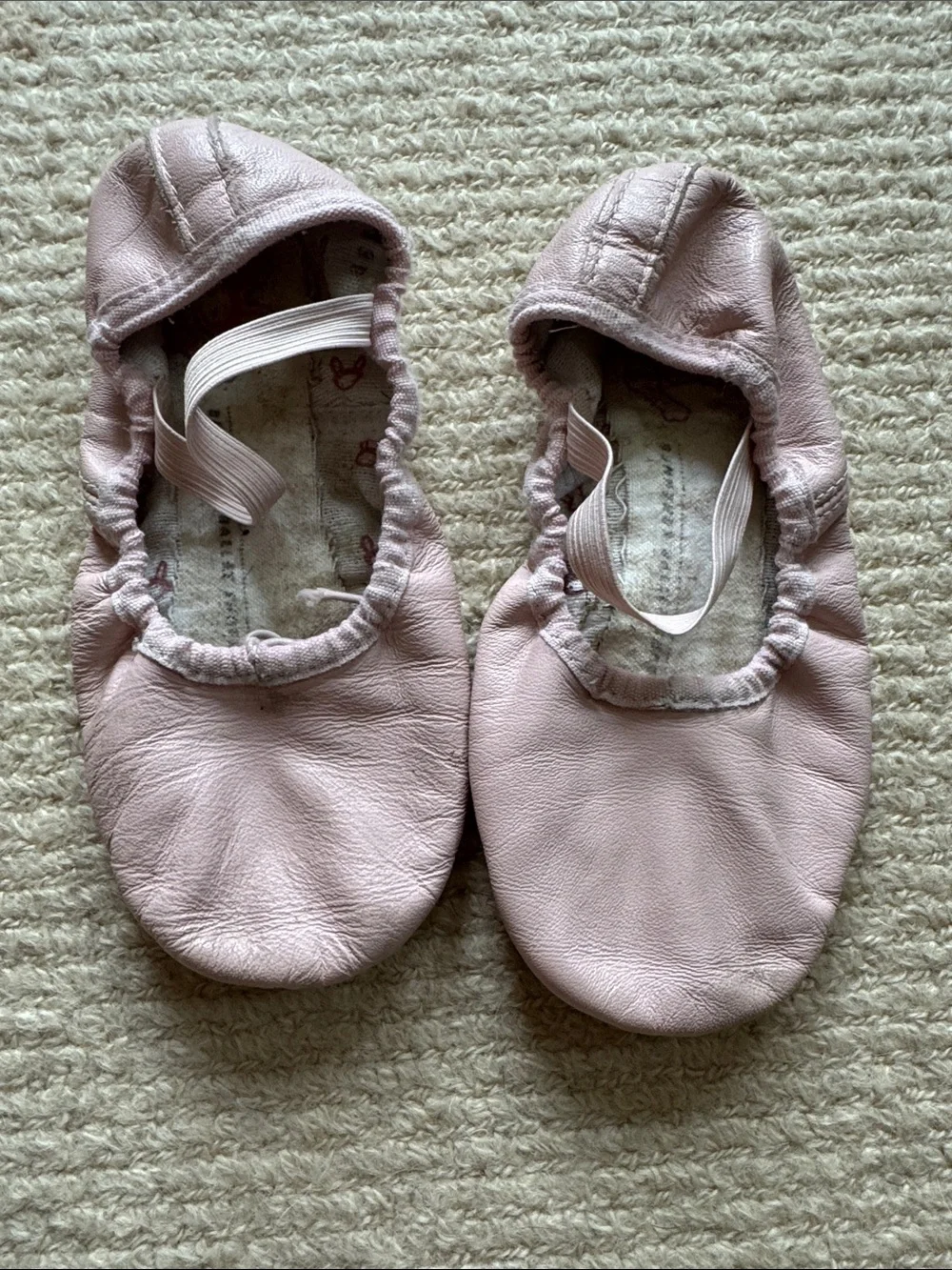 Bloch Soft Pink Leather Ballet Slippers for Kids